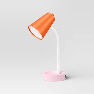 Task Table Lamp Orange/Pink Color Block - Room Essentials™